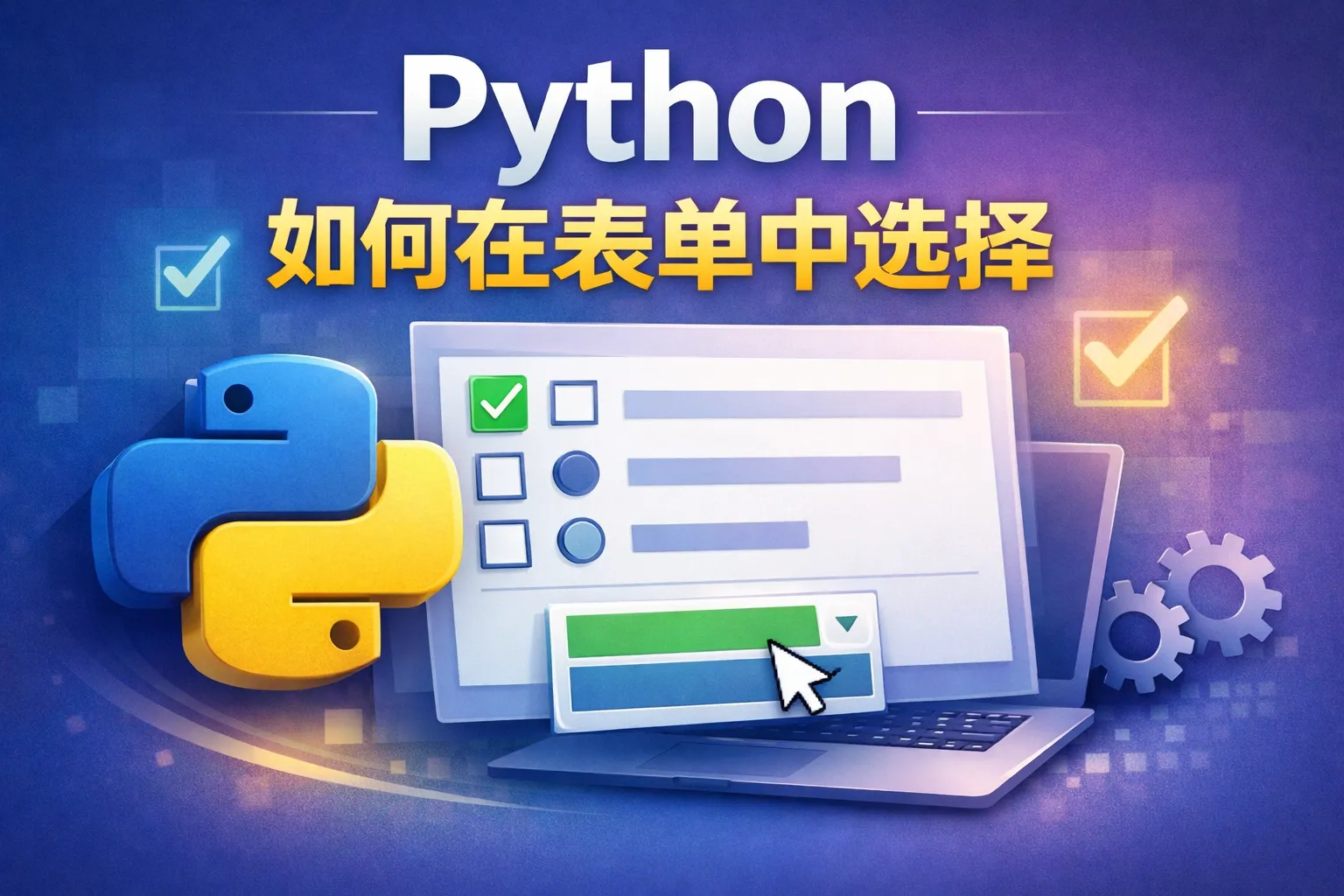python如何在表单中选择