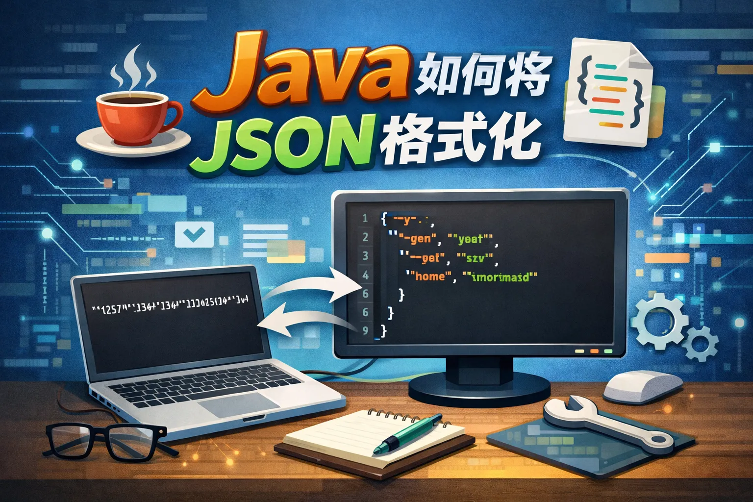 java如何将json格式化