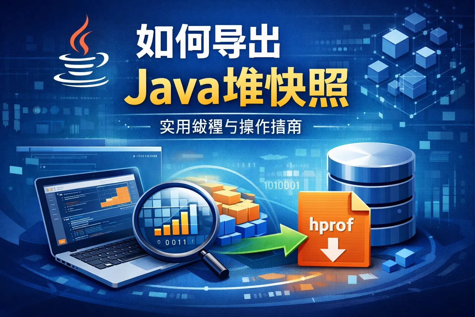 如何导出java堆快照