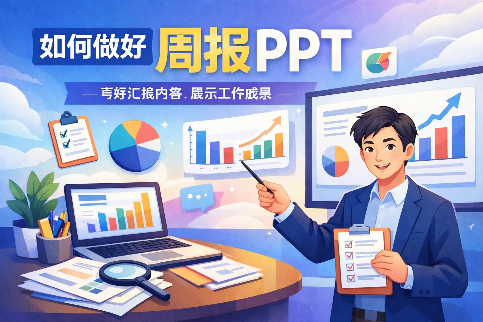 如何做好周报 ppt