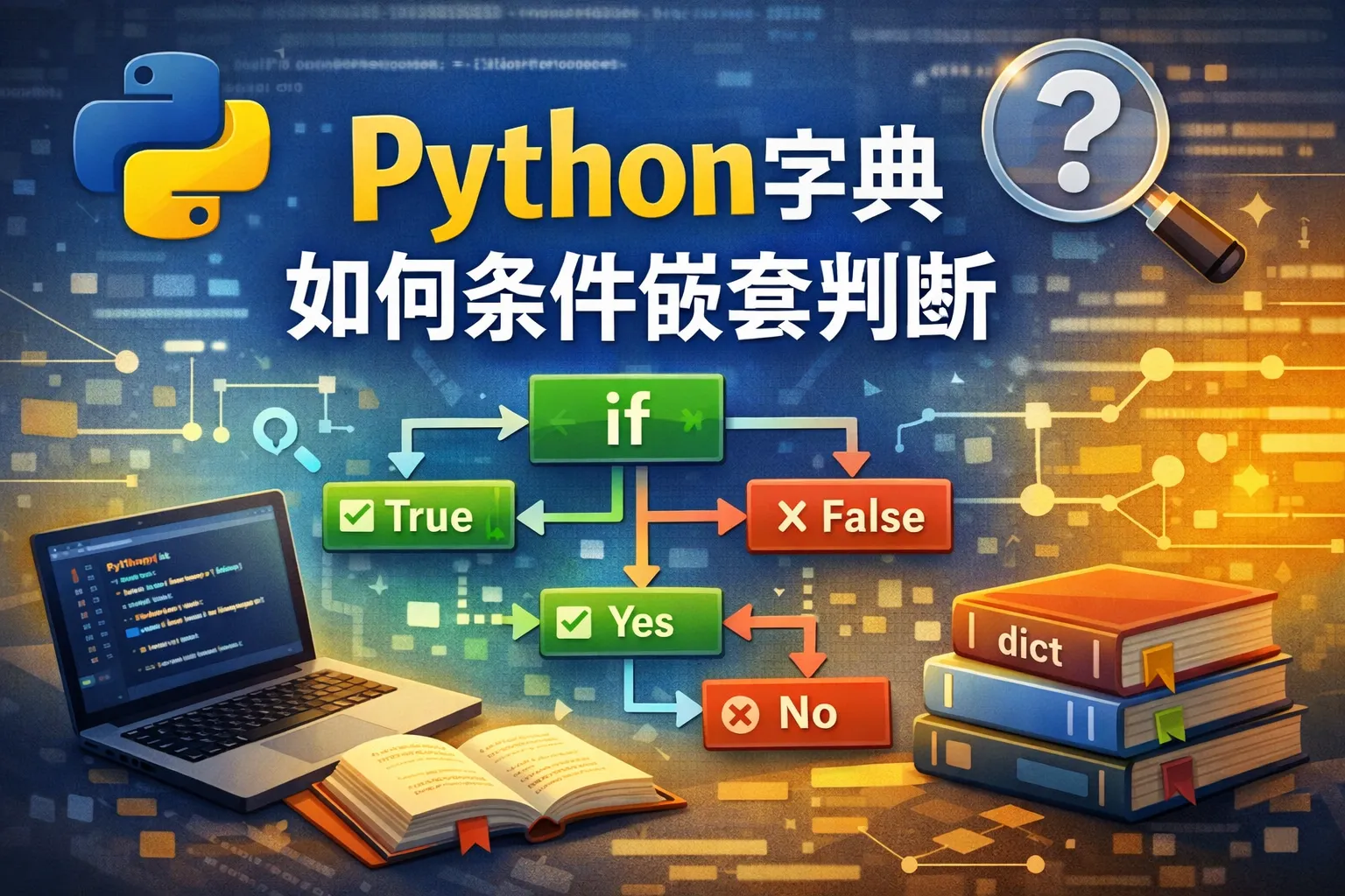 python字典如何条件嵌套判断