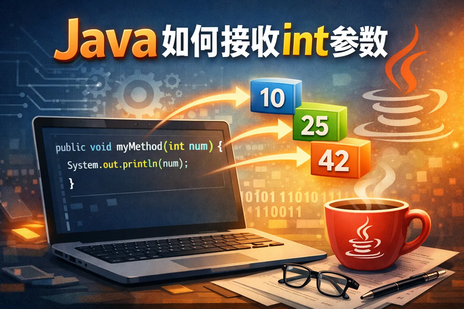 java如何接收int参数