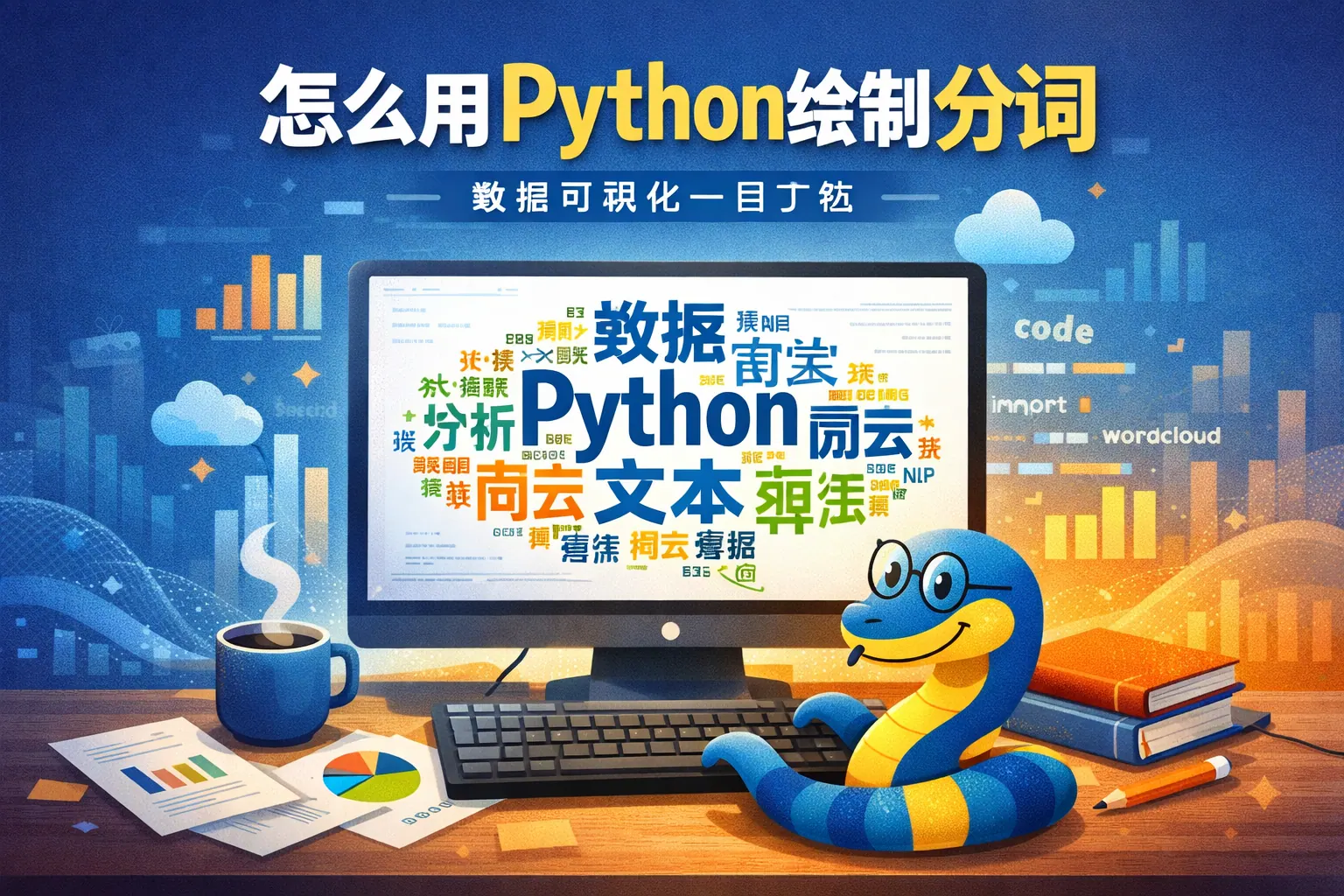 怎么用python绘制分词