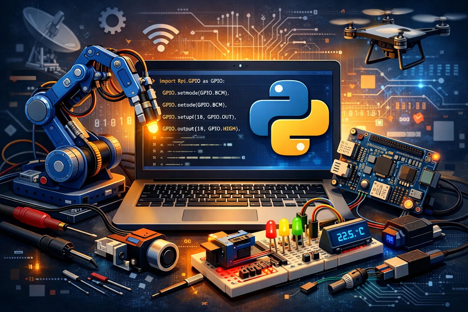 python如何结合硬件编程