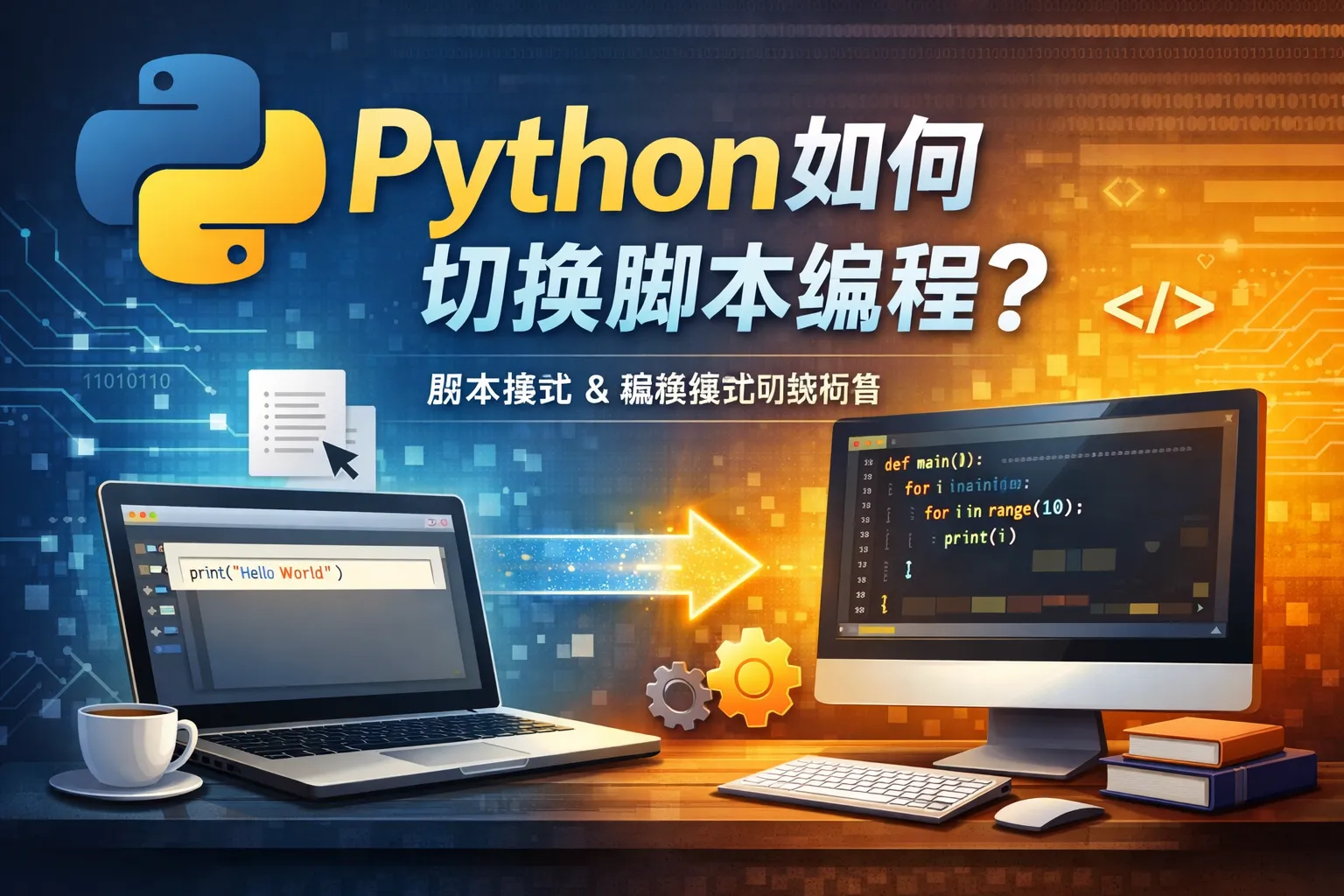 python如何切换脚本编程