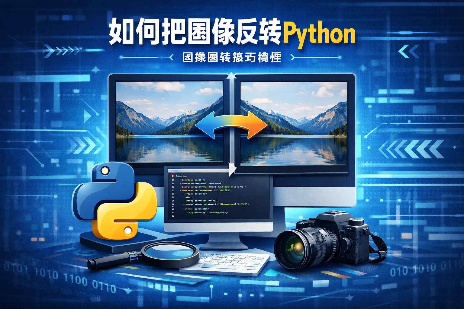 如何把图像反转Python