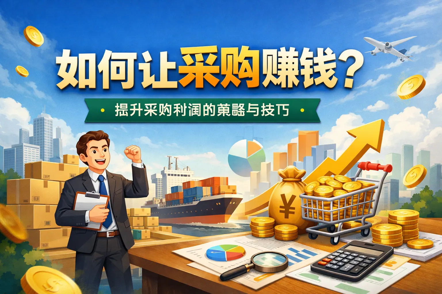 如何让采购赚钱 ppt