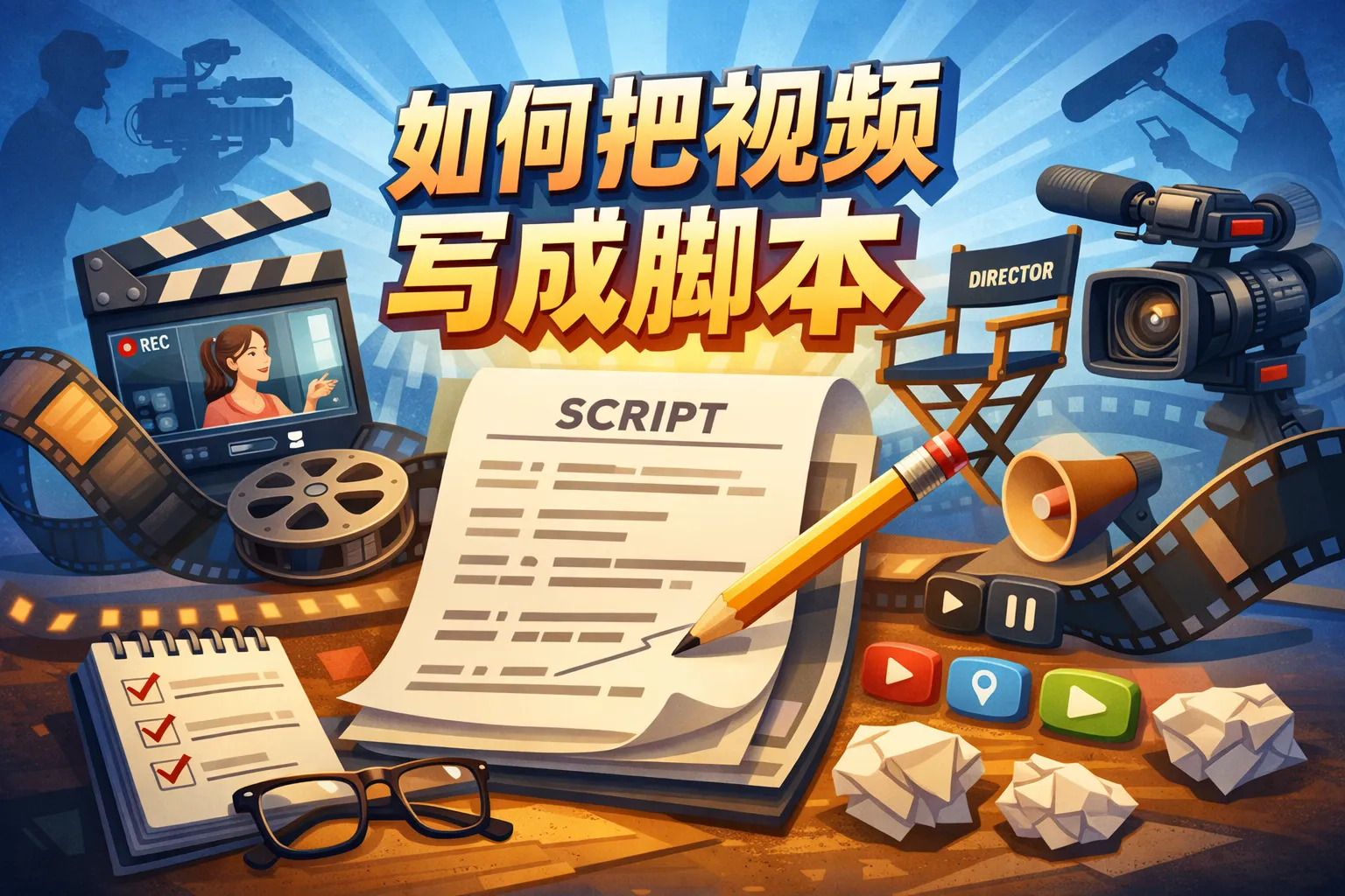 如何把视频写成脚本