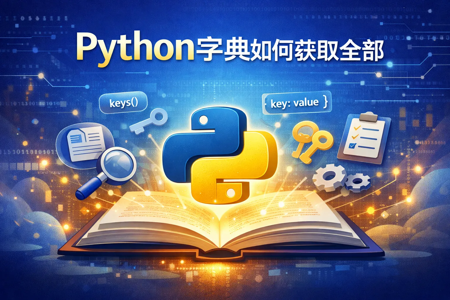 python字典如何获取全部