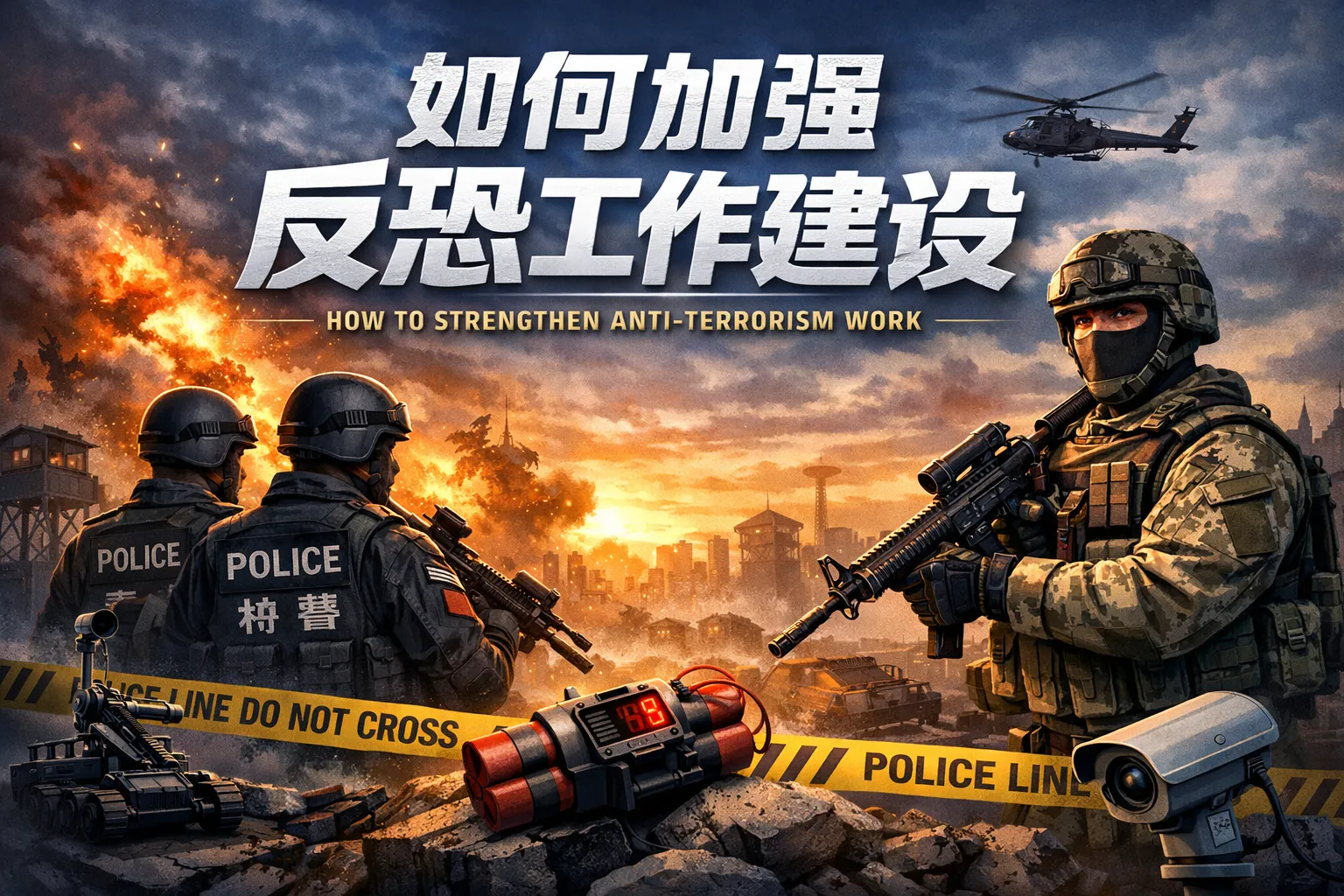 如何加强反恐工作建设