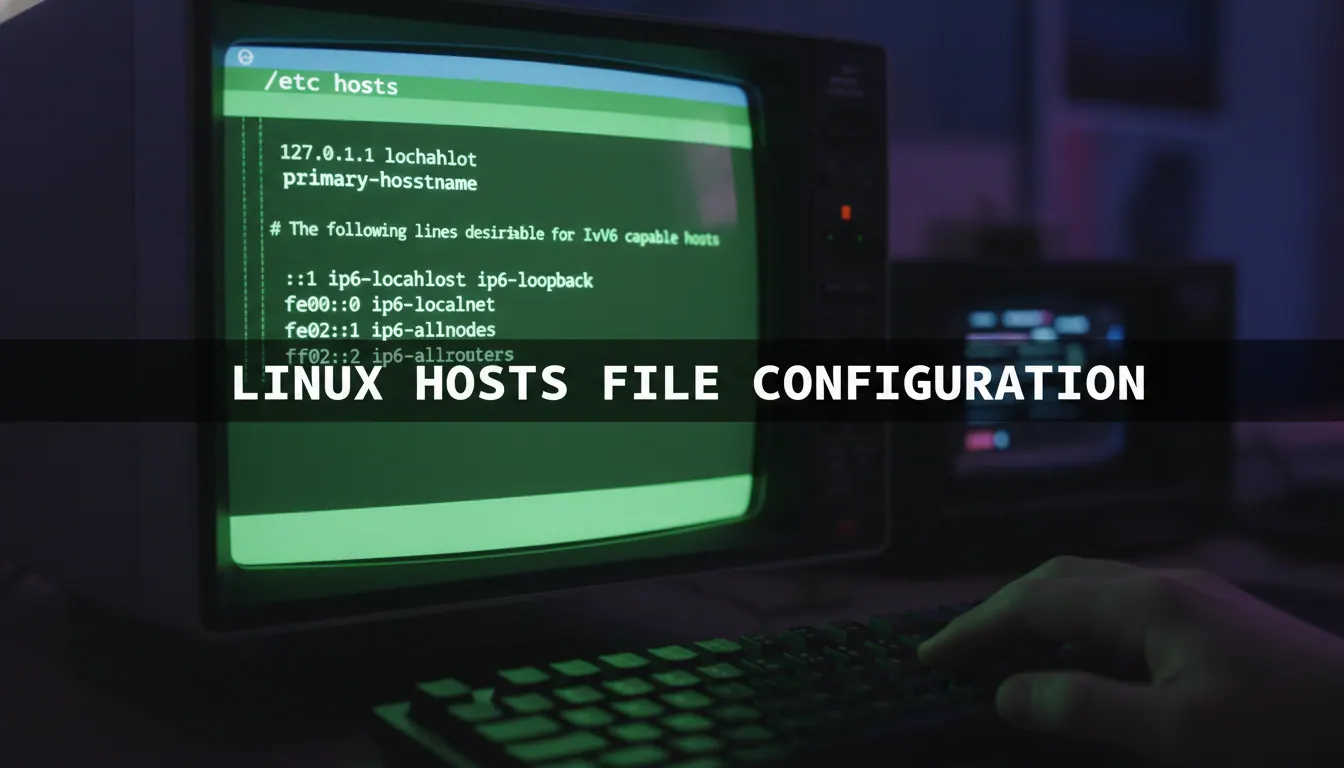 linux下hosts如何配置