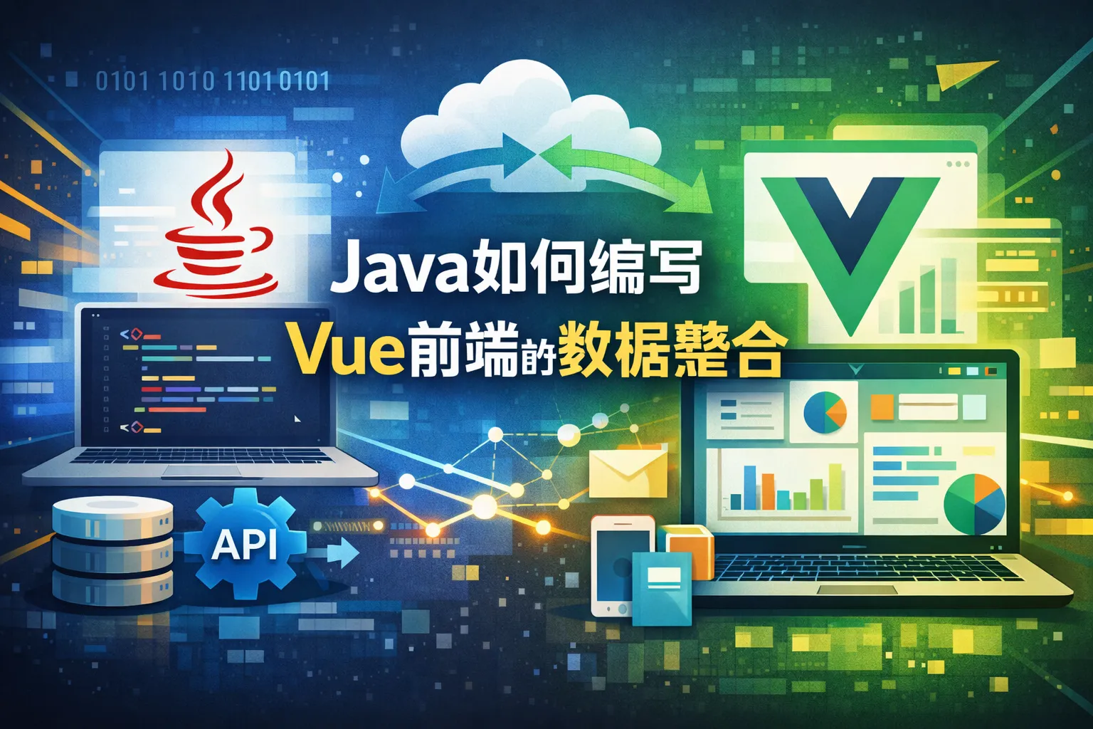 java如何编写vue前端的数据整合