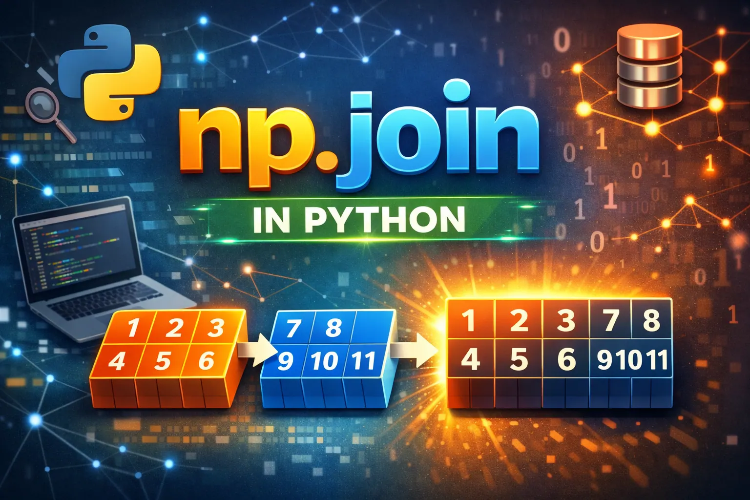 Python Np.stack python中的np.join