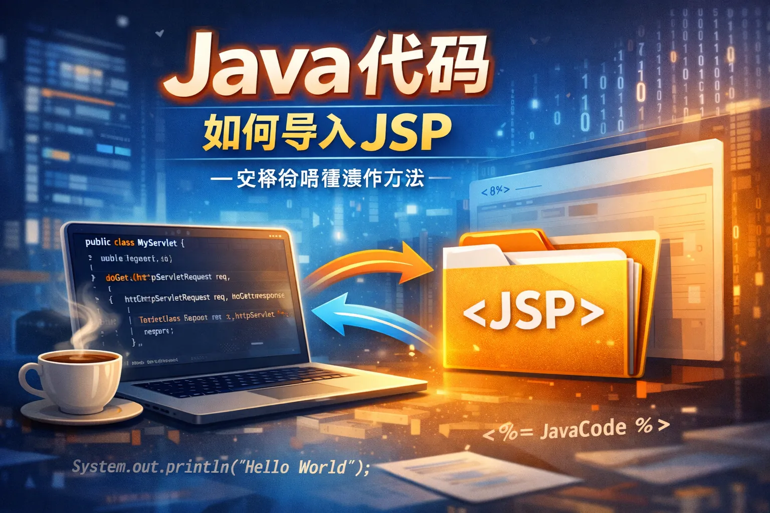 java代码如何导入jsp