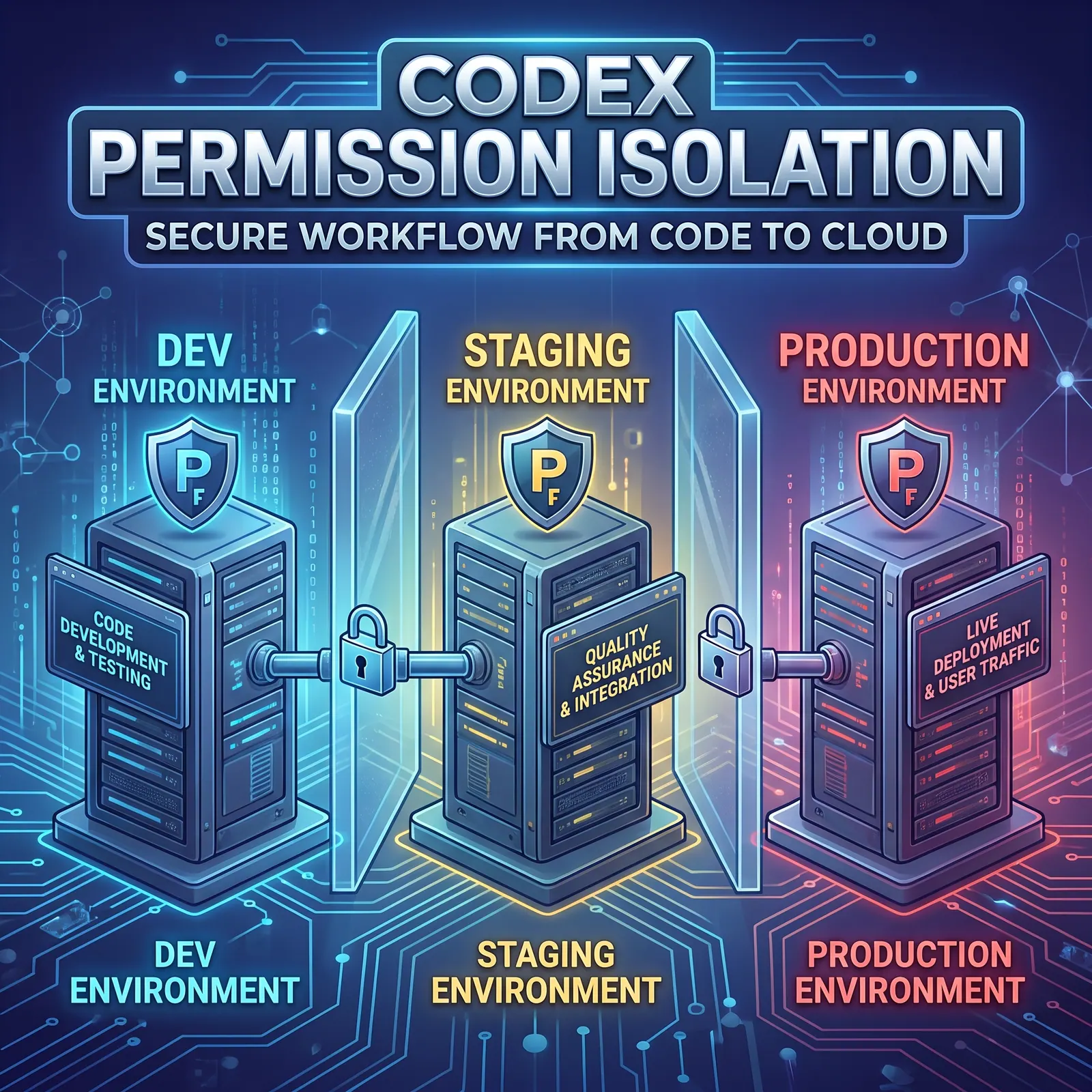 Codex 如何建立 Dev、Staging、Production 权限隔离