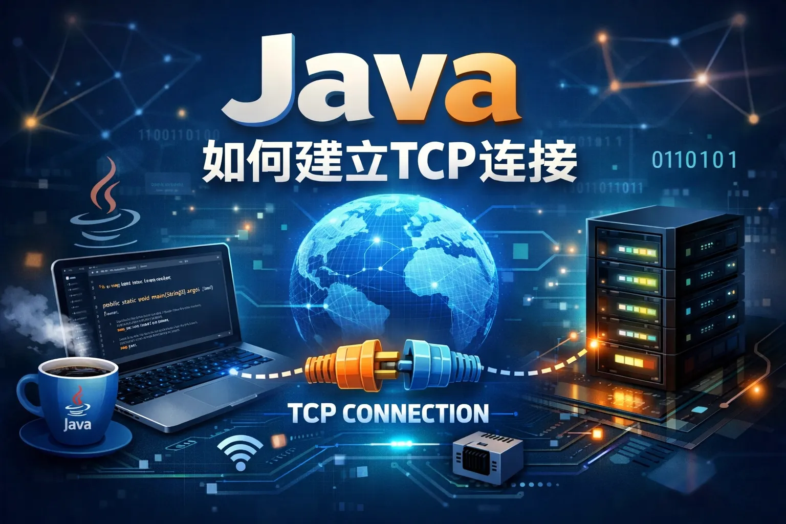 java 如何建立tcp连接