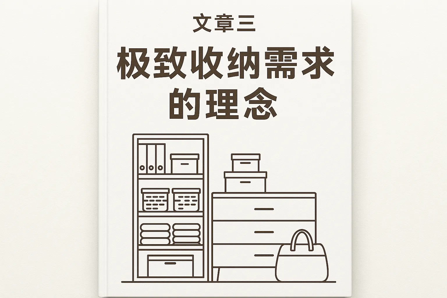 极致收纳需求理念怎么写