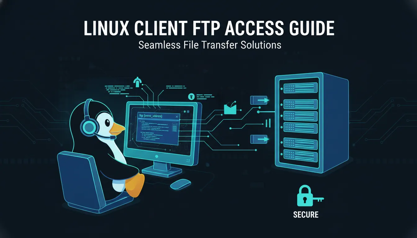 linux客户如何访问ftp