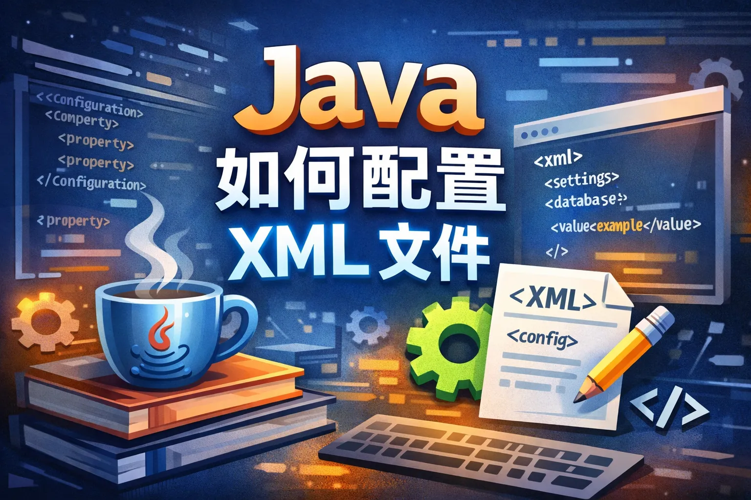 java 如何配置xml文件