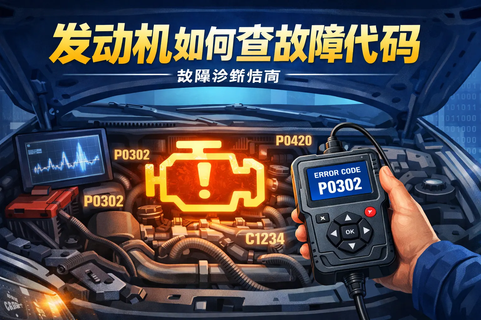发动机如何查故障代码