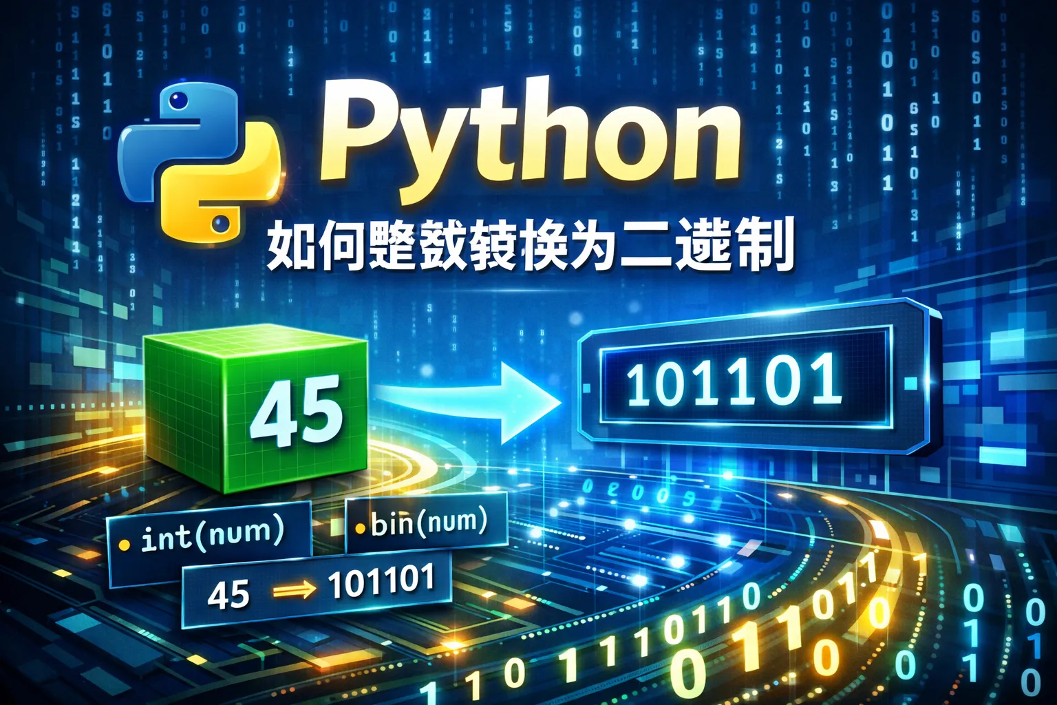python如何整数转换为二进制