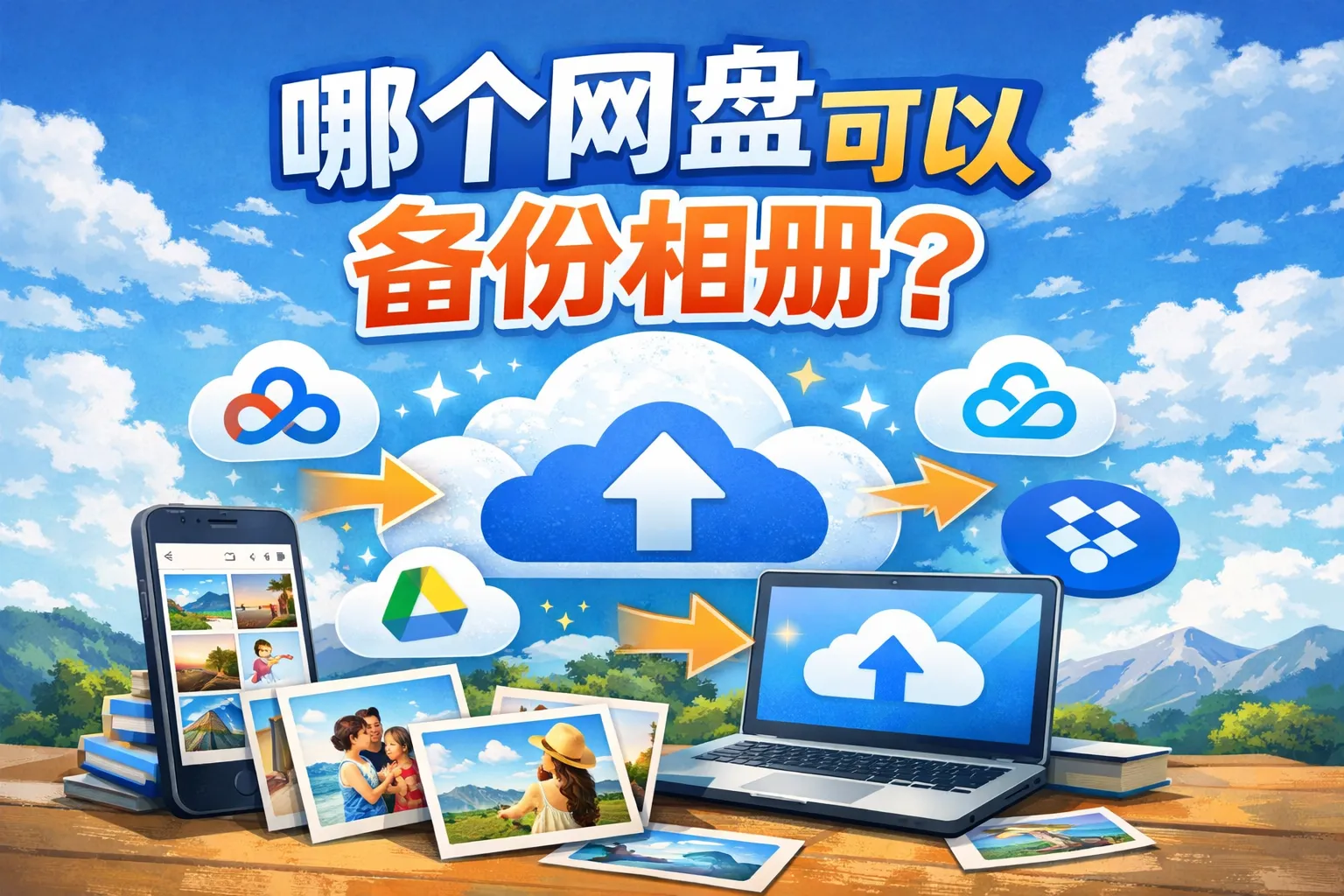 哪个网盘可以备份相册