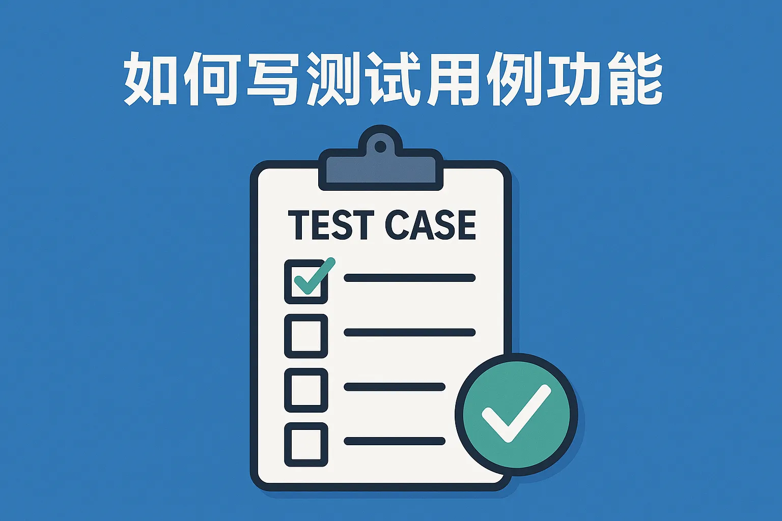 如何写测试用例功能点