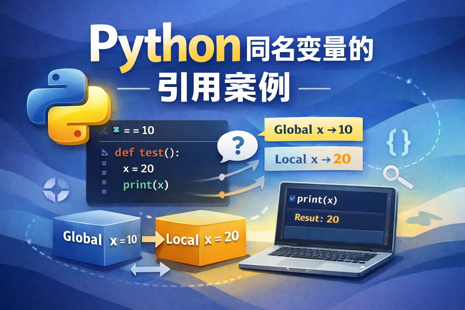 python同名变量的引用案例