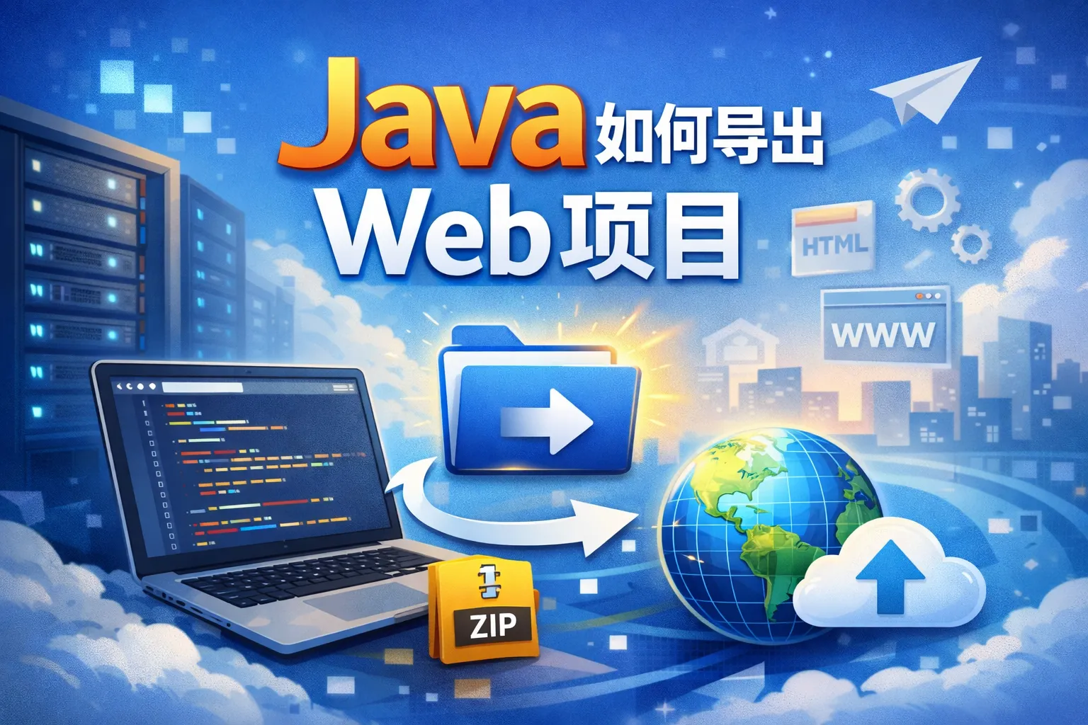 java如何导出web项目