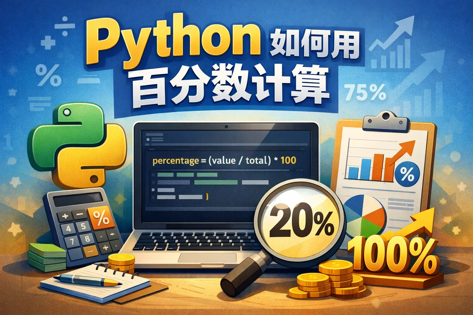 python如何用百分数计算
