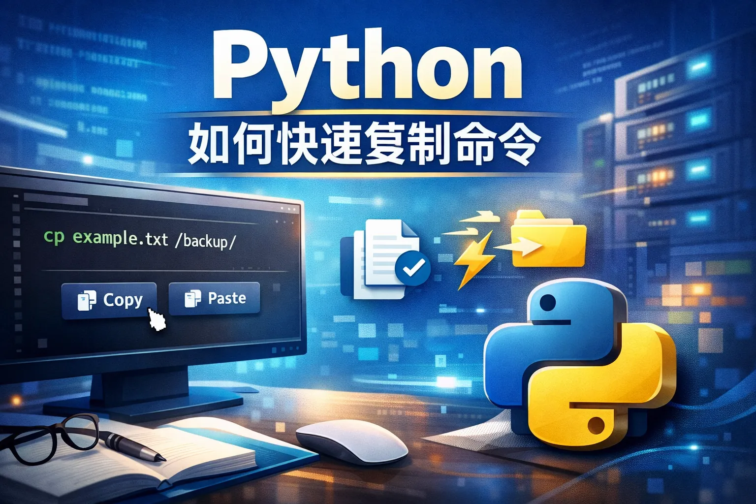 python如何快速复制命令