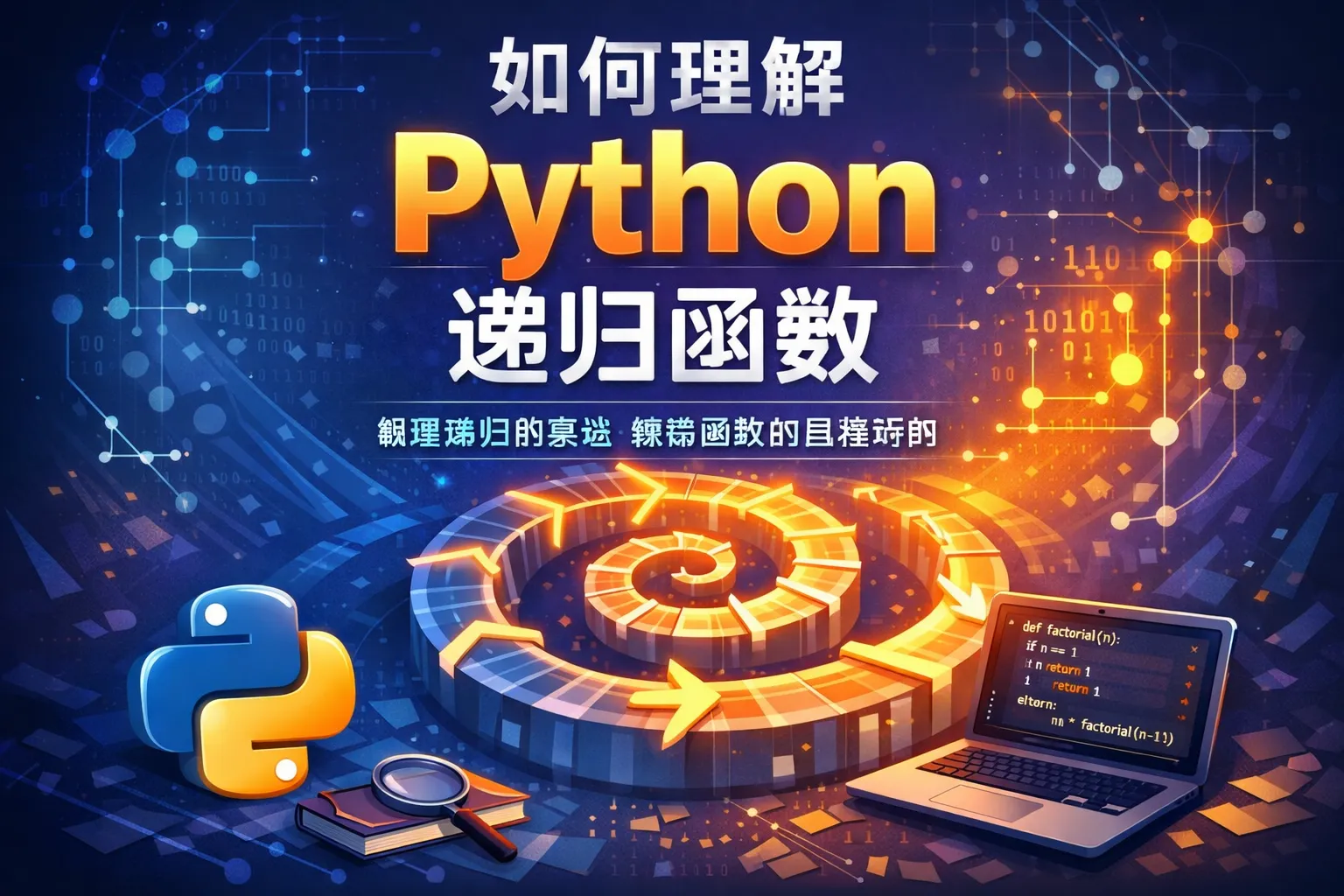 如何理解python递归函数