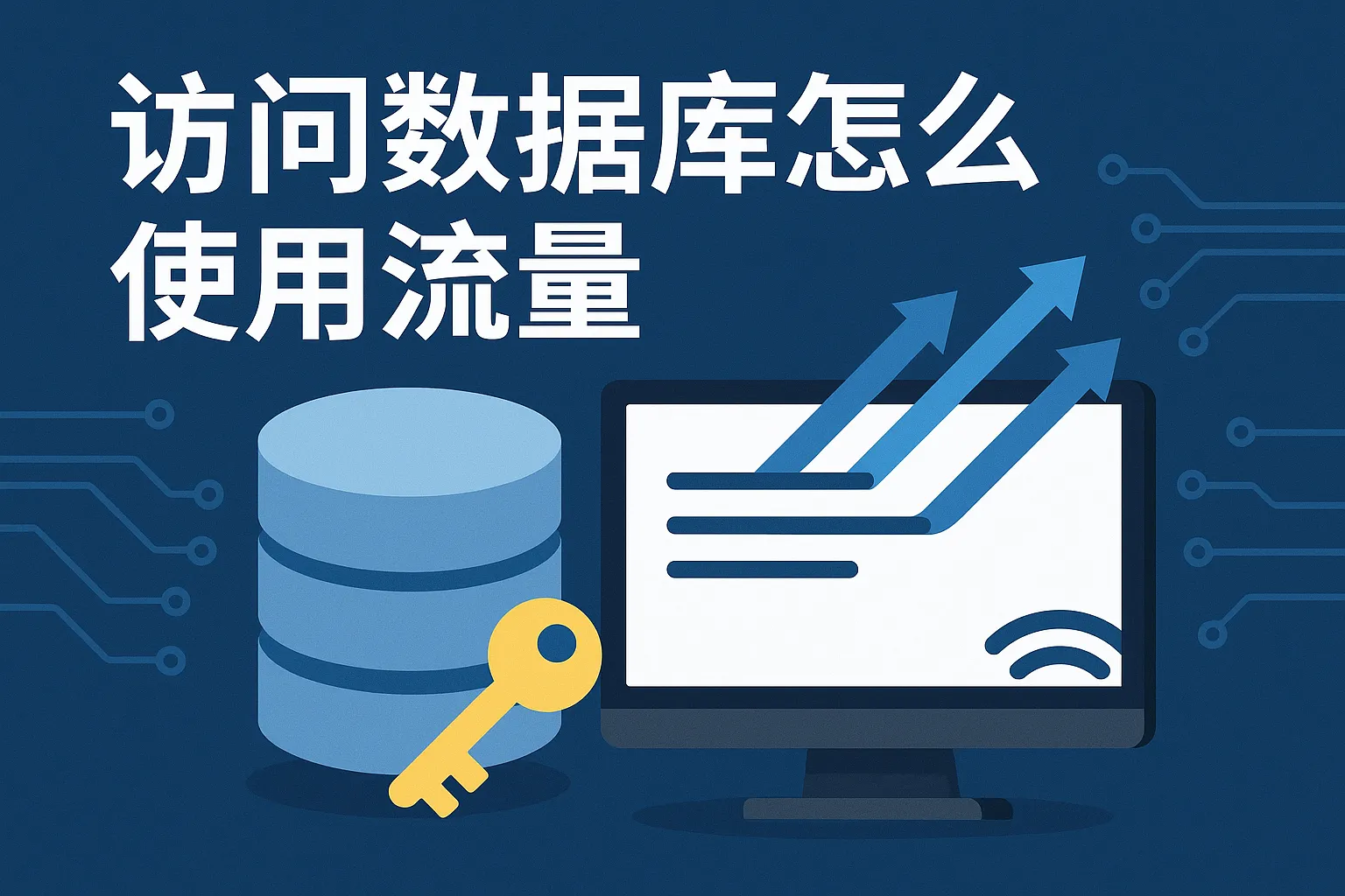 访问数据库怎么使用流量