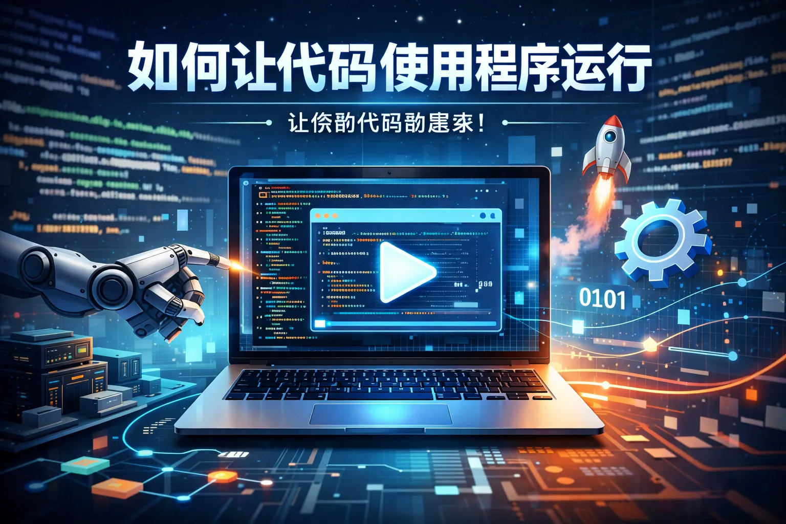 如何让代码使用程序运行