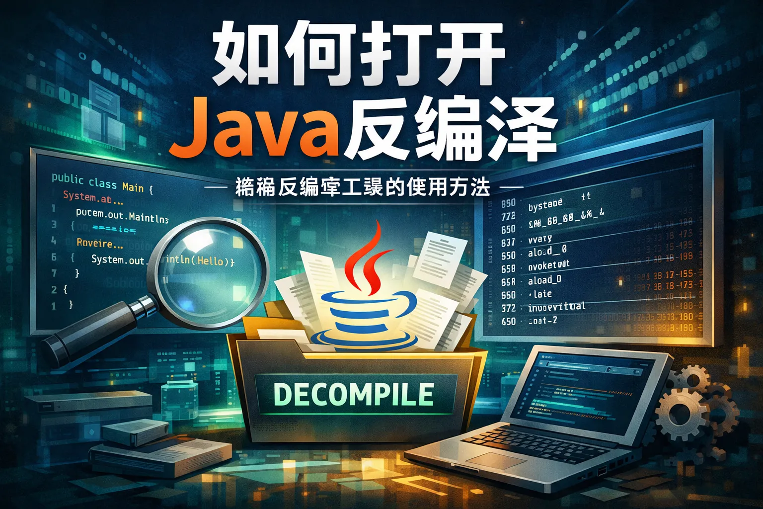 如何打开java反编译