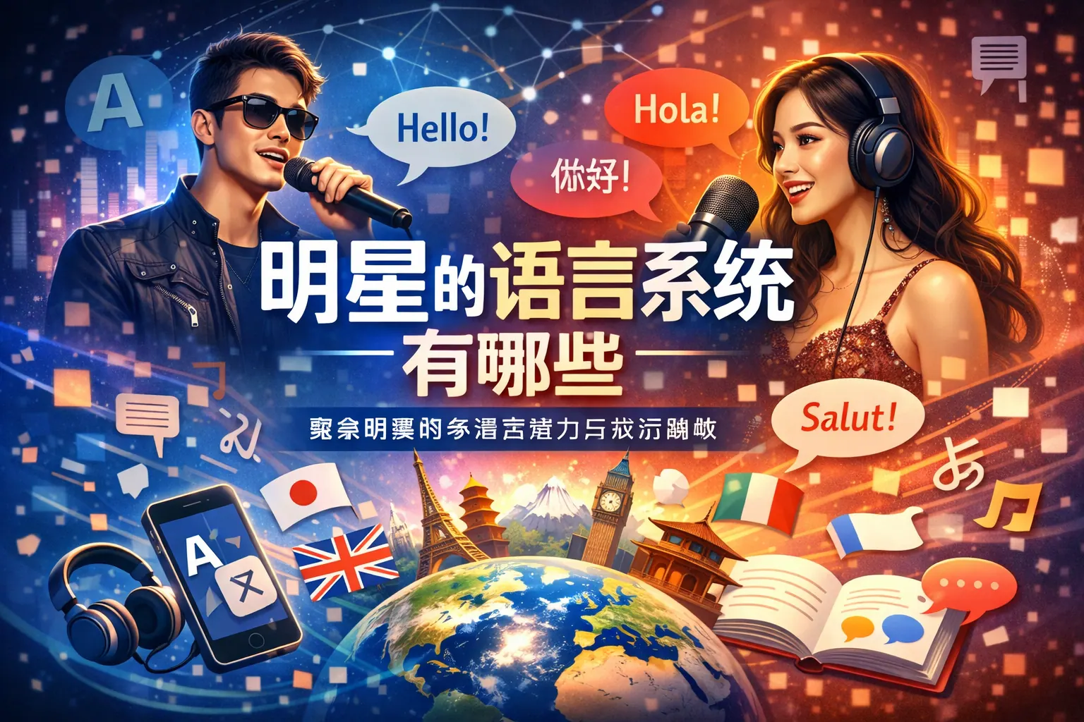 明星的语言系统有哪些