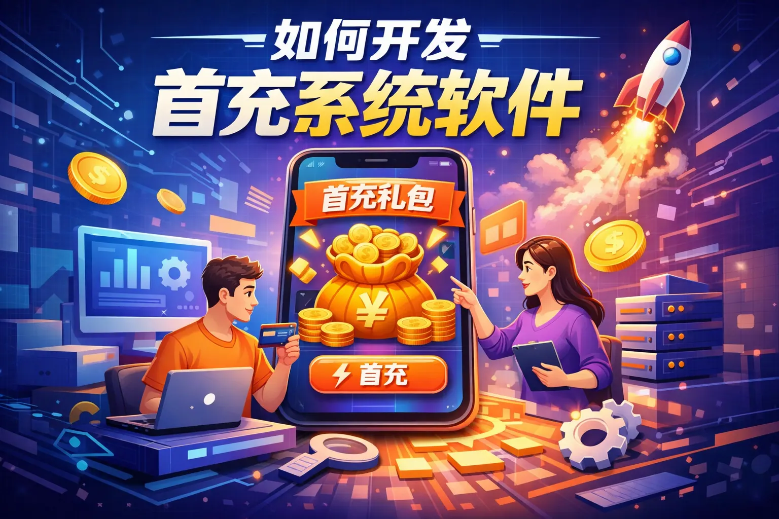 如何开发首充系统软件