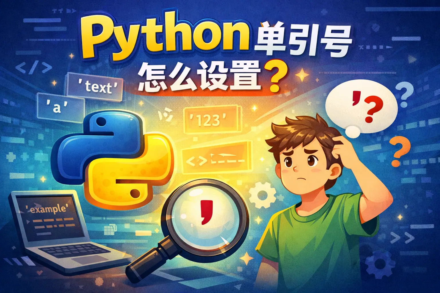 python单引号怎么设置