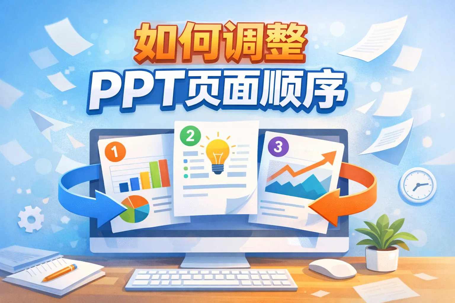 如何调整ppt页面顺序