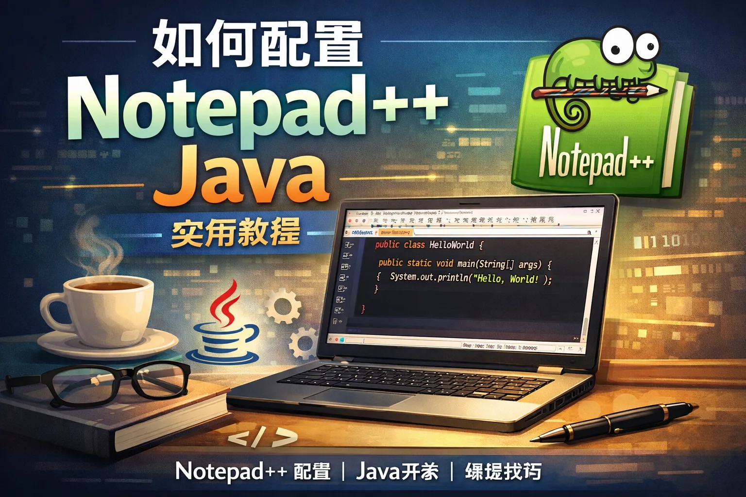 Notepad Cos 如何配置notepad java