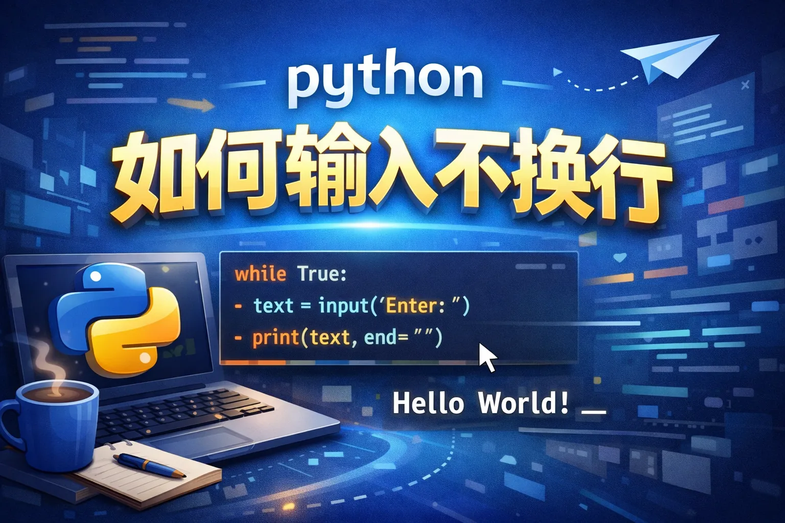 python如何输入不换行