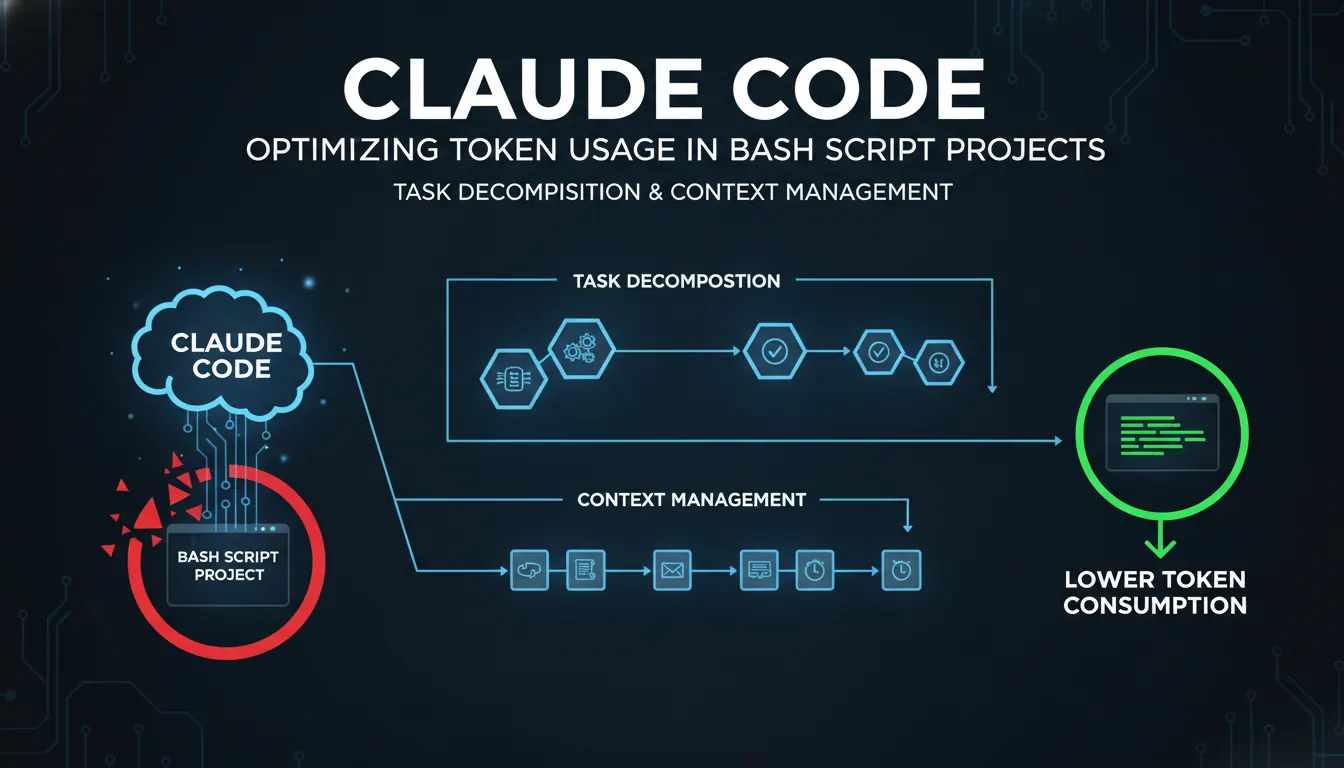 Claude Code 如何降低 Bash 脚本项目中的 Token 消耗？任务拆分和上下文管理
