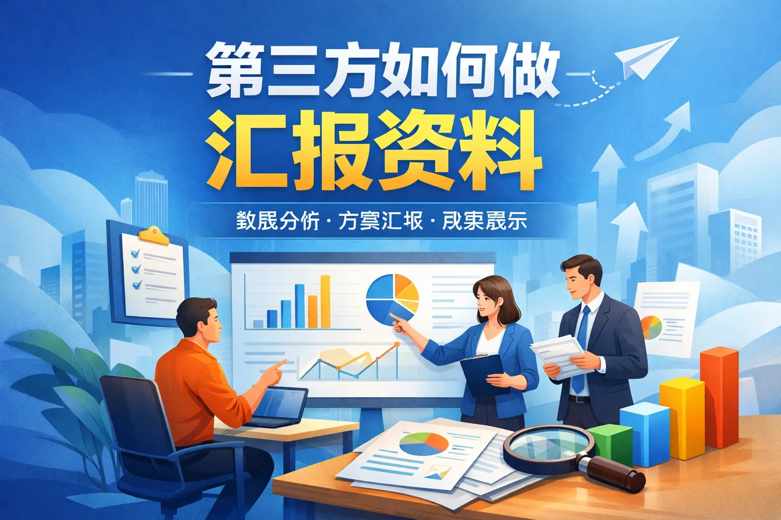 第三方如何做汇报资料