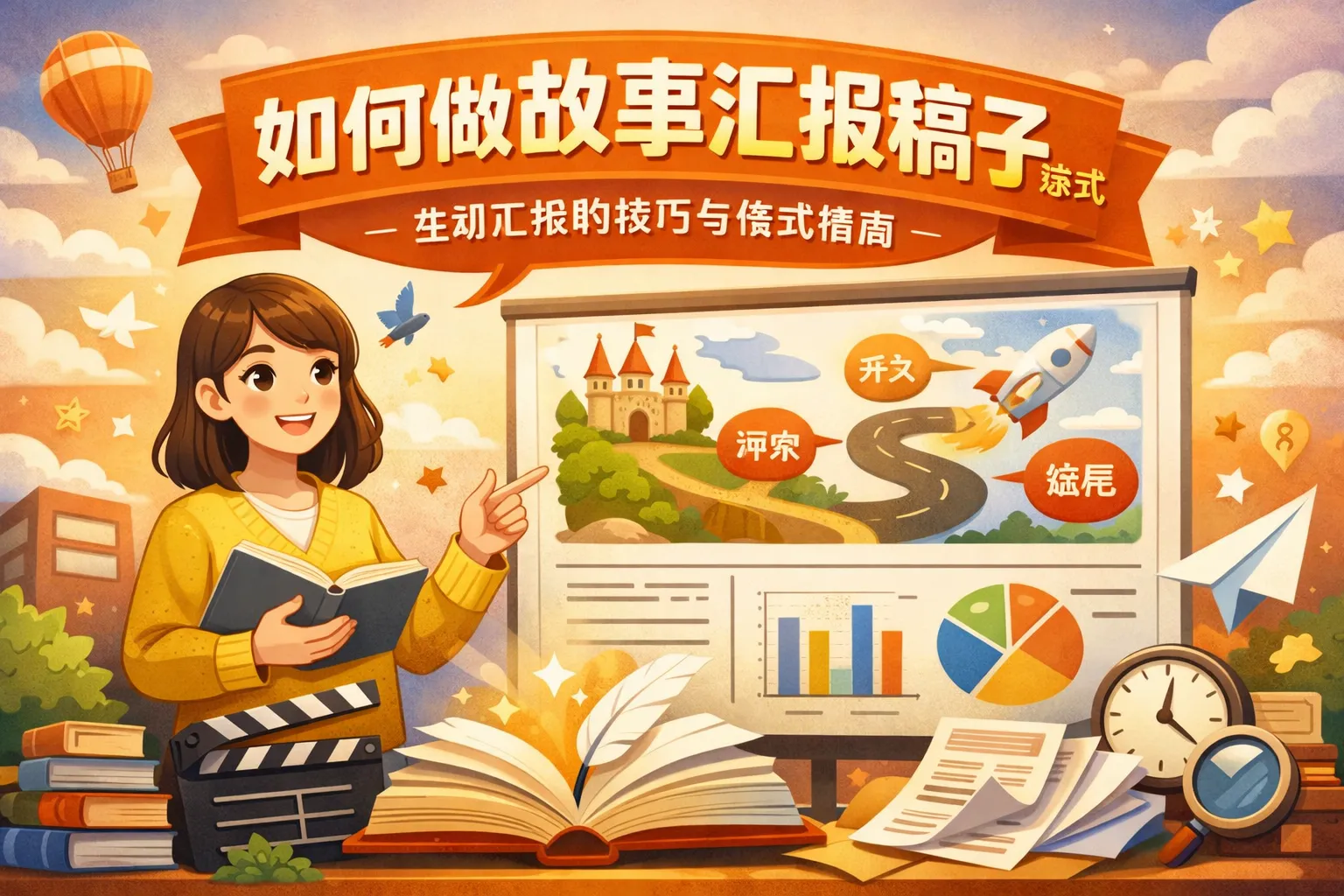 如何做故事汇报稿子格式