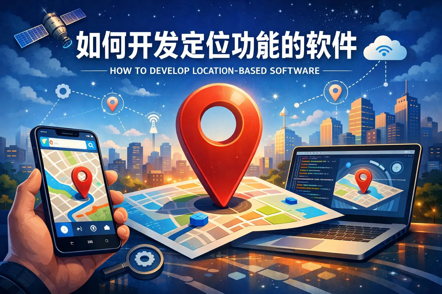 如何开发定位功能的软件