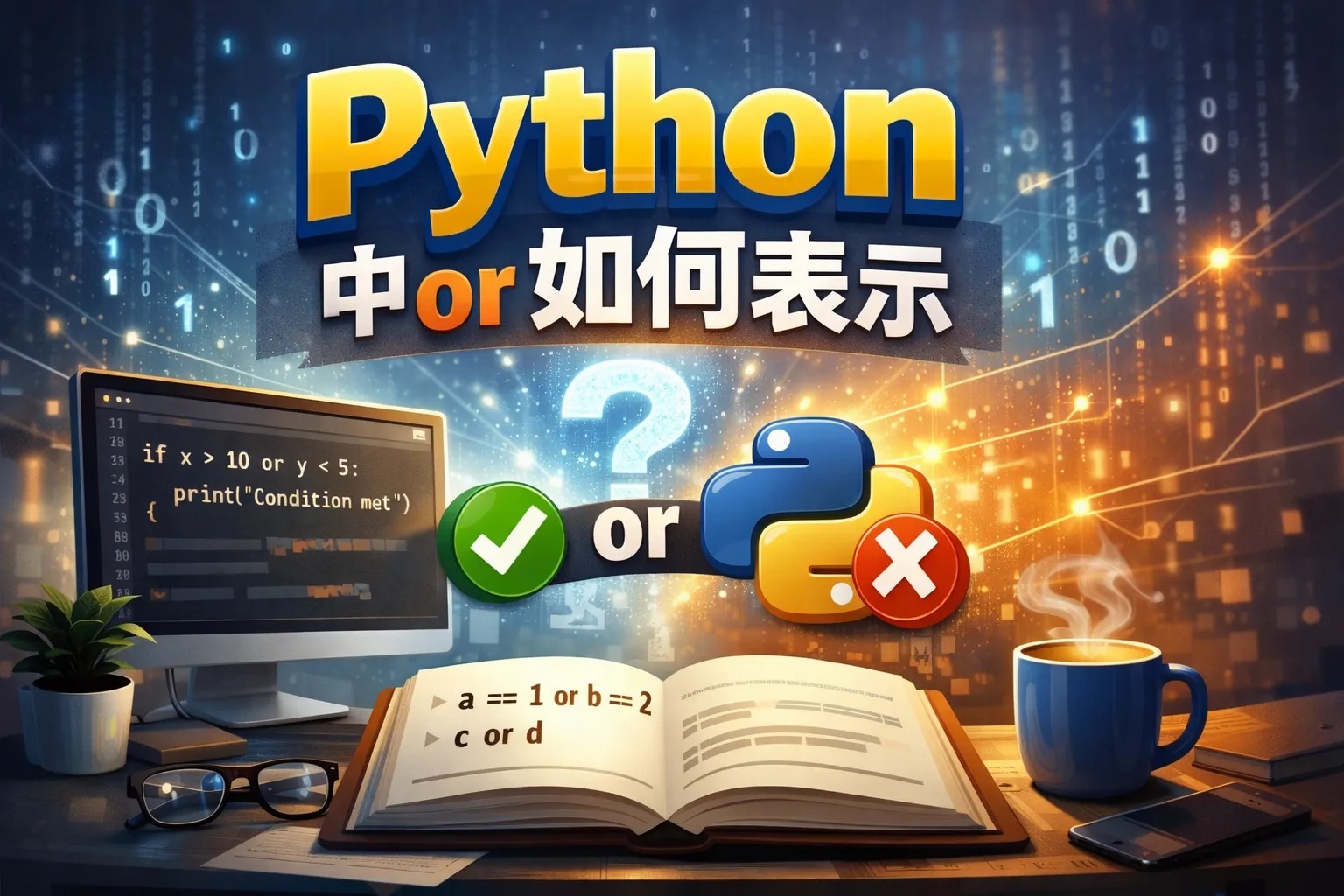python 中or如何表示