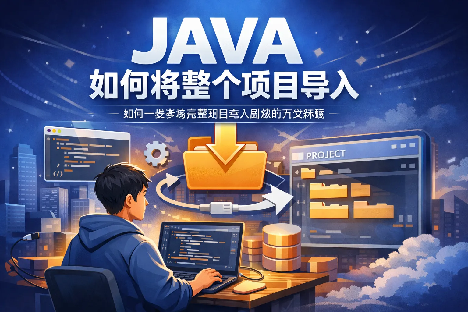 JAVA如何将整个项目导入