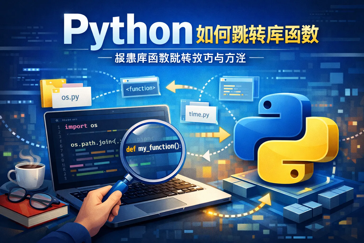 python如何跳转库函数