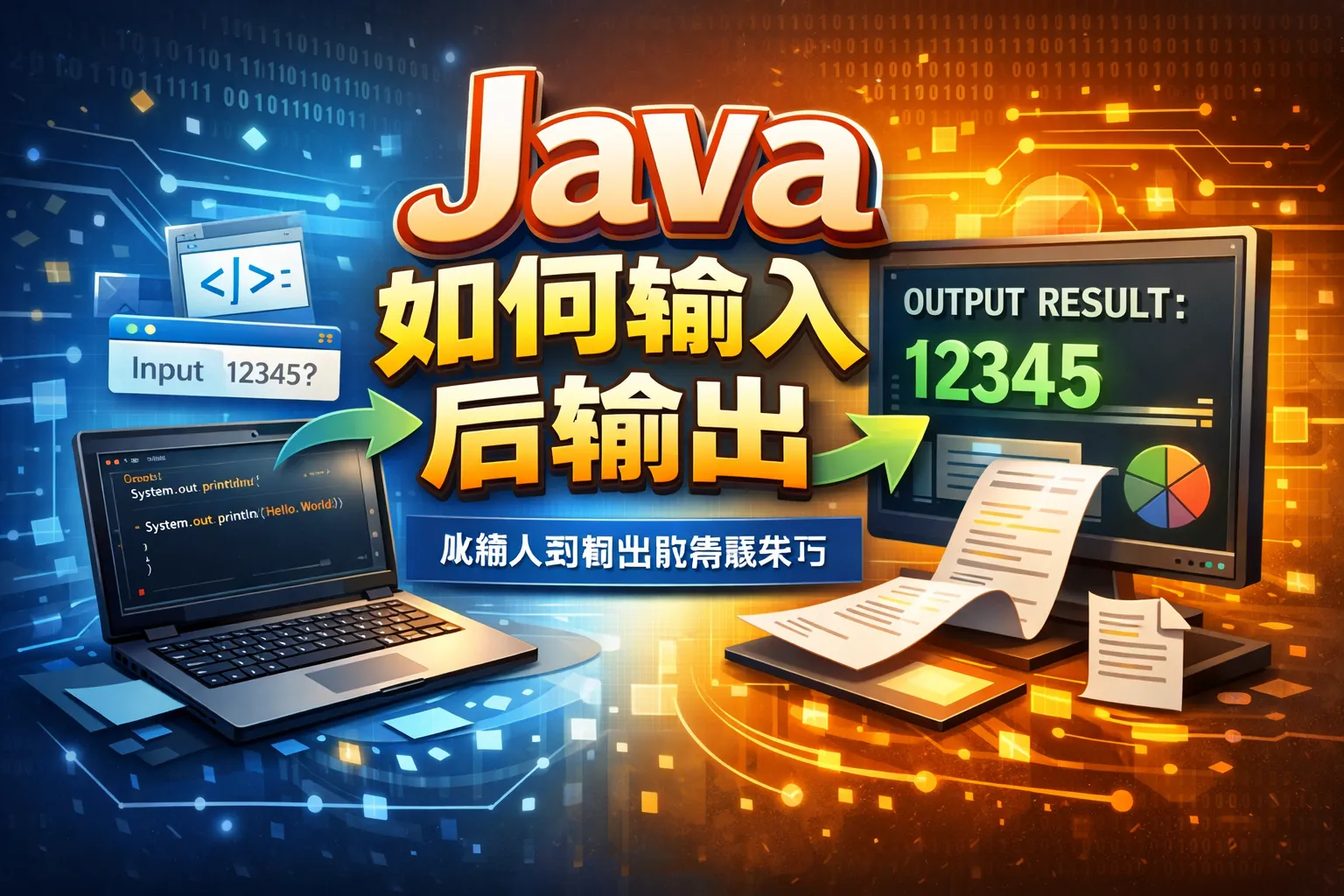 Java怎么如何输入后输出