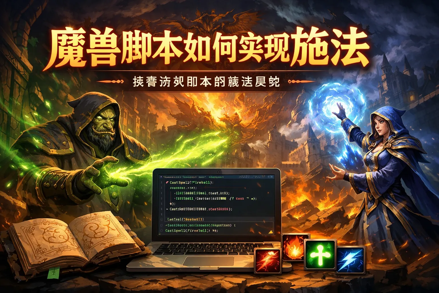 魔兽脚本如何实现施法